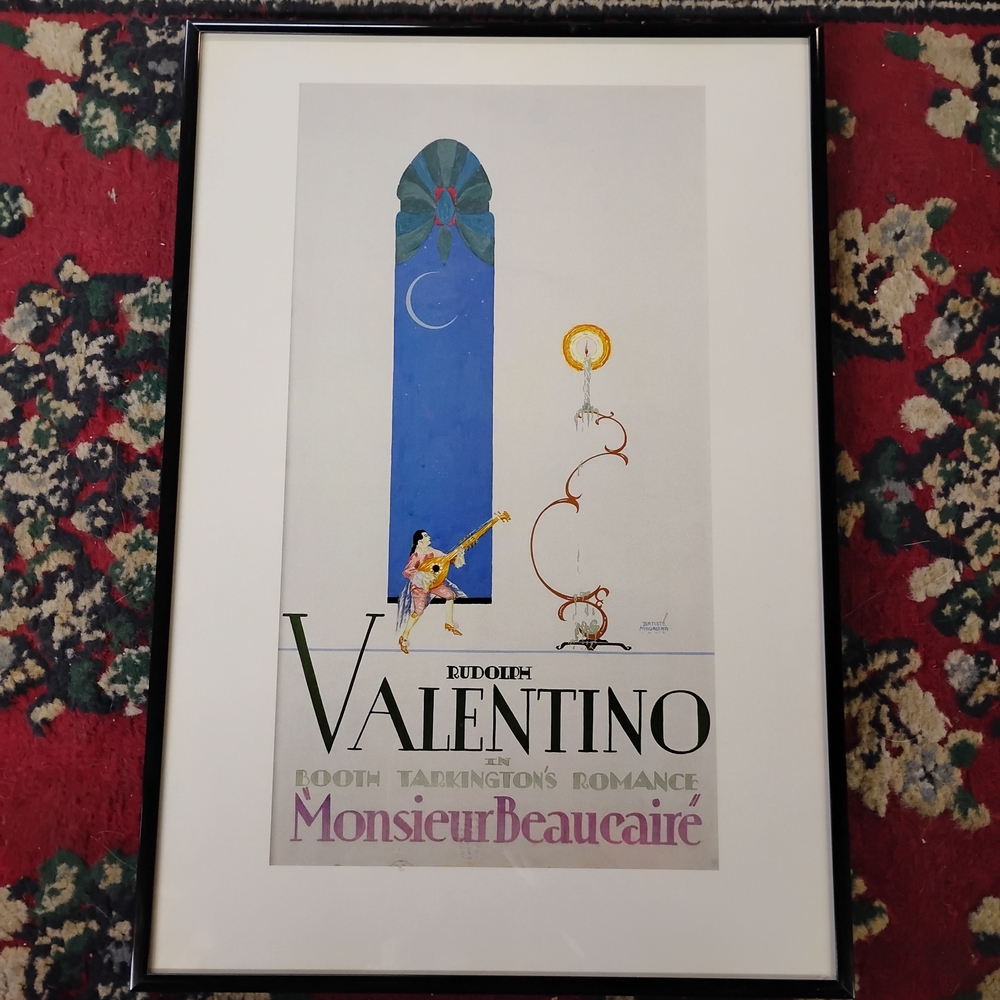 Framed Vintage Movie Poster "Monsieur Beaucaire" 1946 Film